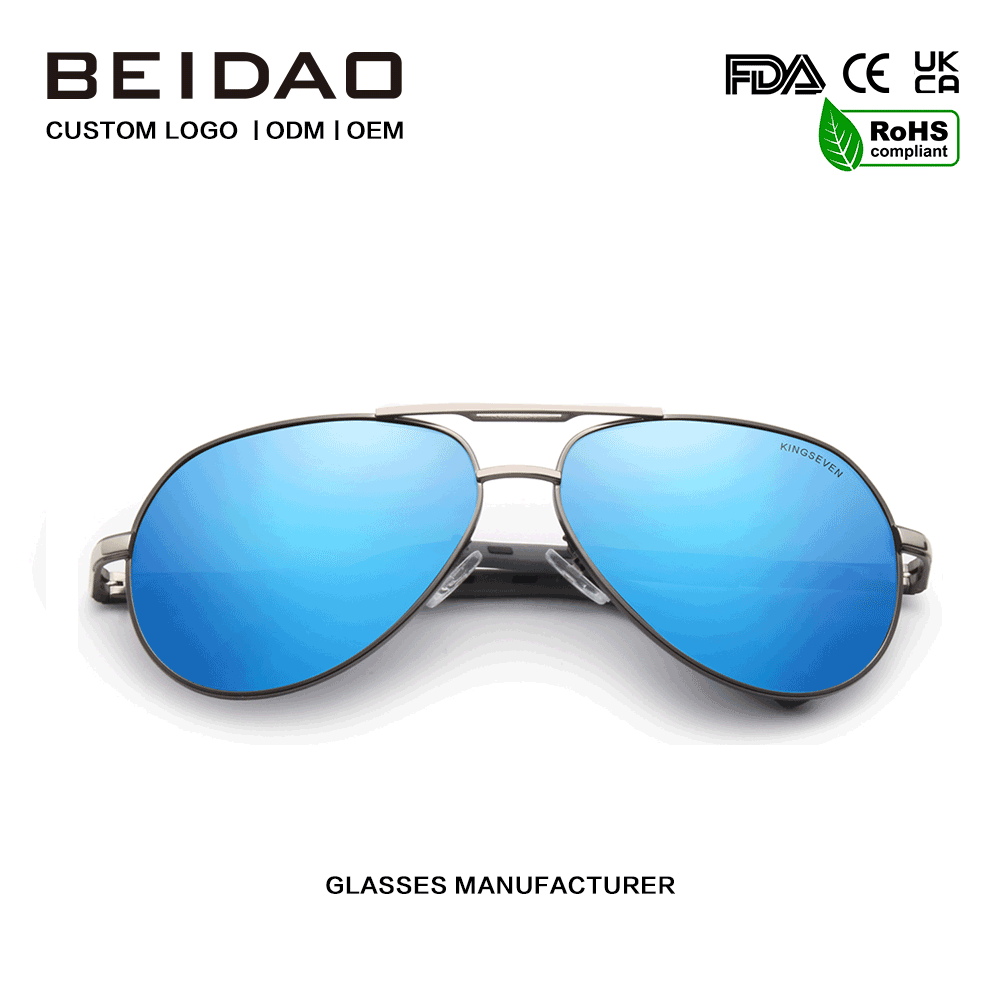 Pánské sluneční brýle polarizované UV400 Fashion Alloy Frame